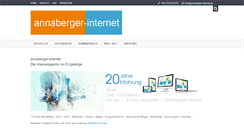 Desktop Screenshot of annaberger-internet.de